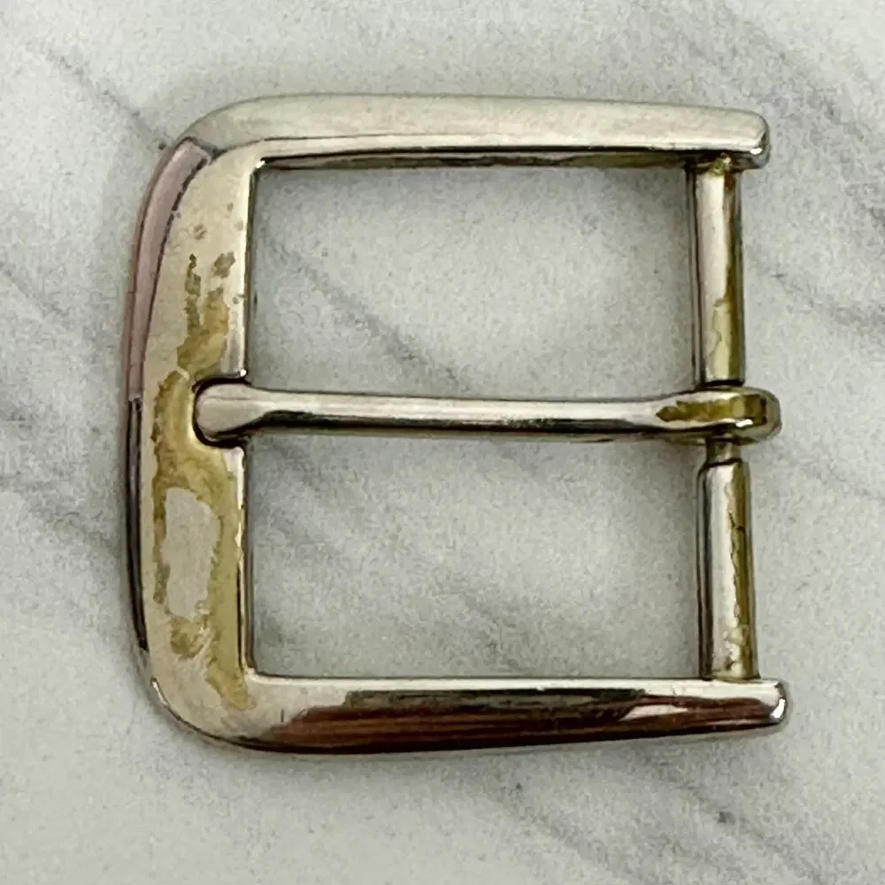 Dutyman Silver Tone Simple Basic Belt Buckle